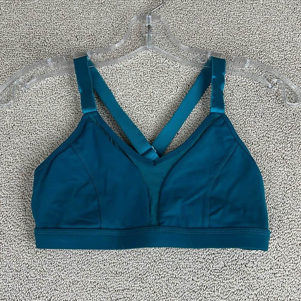 Born Primitive Two Toned Sports Bra Womens Size Small Blue Workout CrossFit